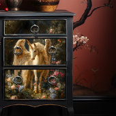 Vintage Fantasie Pegasus Papier-Dekoupage Seidenpapier