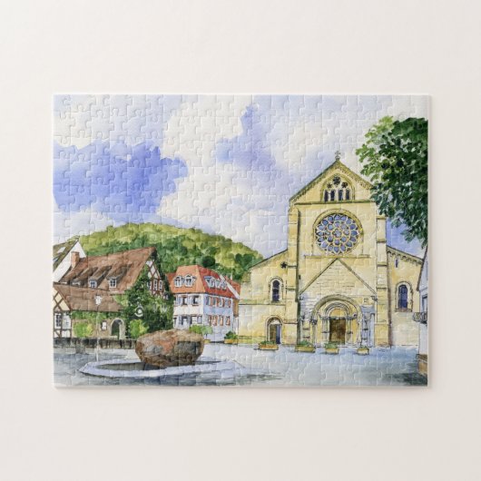 Vintage Fantastische Bergwelten Puzzle (Horizontal)