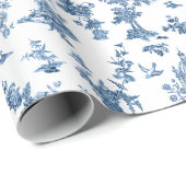 Vintage Fantastische Springbrunnen und Bäume toilb Geschenkpapier (Rolleneckpunkt)