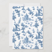 Vintage Fantastische Springbrunnen und Bäume toilb Mitteilungskarte (Rückseite)