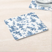 Vintage Fantastische Springbrunnen und Bäume toilb Rechteckiger Pappuntersetzer (angewinkelt)