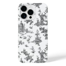 Vintage Fantastische Springbrunnen und Bäume Toile