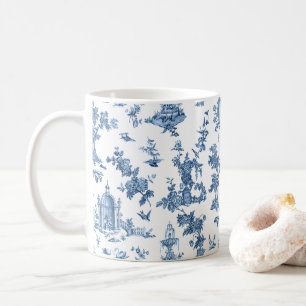Vintage Fantastische Springbrunnen und Bäume Toile Kaffeetasse