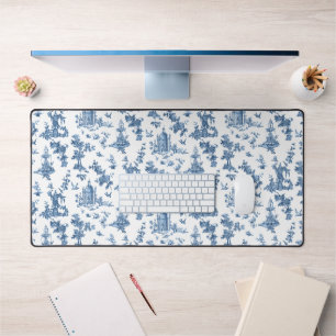 Vintage Fantastische Springbrunnen und Bäume Toile Schreibtischunterlage