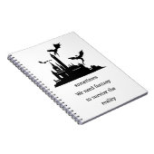 Vintage Fantasy Drache Notizblock (Rechte Seite)