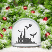 Vintage Fantasy Dragon Schneekugeln (Weihnachten)