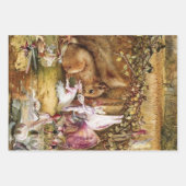 Vintage Fantasy Fine Art Faipping Geschenkpapier Set (Vorderseite 2)