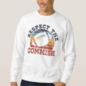 Vintage Fantasy Football Respekt der Kommission FF Sweatshirt (Vorderseite)