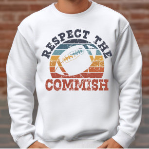Vintage Fantasy Football Respekt der Kommission FF Sweatshirt