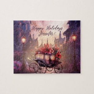 Vintage Fantasy Gothic Fairy Mittelalterliche Land Puzzle