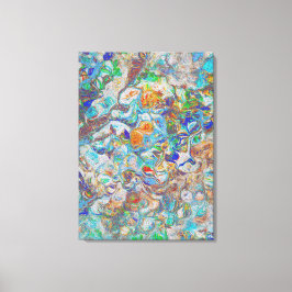 Vintage Fantasy - Natur Abstraktion Leinwanddruck