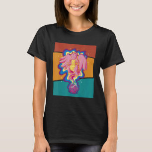 Vintage-Fantasy-Spiel Rollenspiel-Würfel Drache 1 T-Shirt