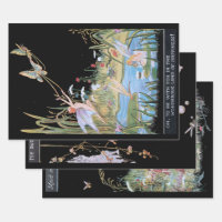 Vintage Fantasy Woodland Fairies and Elves