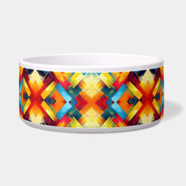 Vintage Farbbilder: Stilvolle geometrische Formen Napf