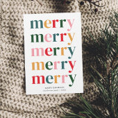 Vintage Farben frohe Weihnachten Moderne Minimalis