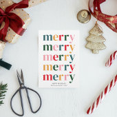 Vintage Farben frohe Weihnachten Moderne Minimalis