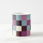 Vintage-Farben Karos Kaffeetasse (Mittel)