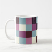 Vintage-Farben Karos Kaffeetasse (Links)