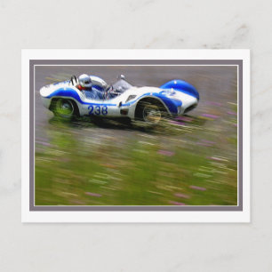 Vintage Farben Postkarte