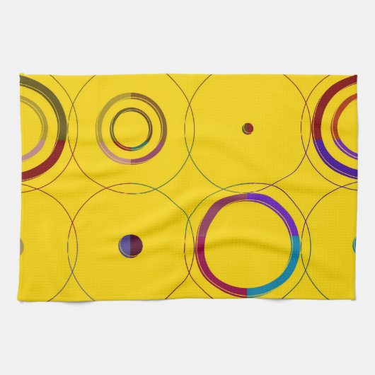 Vintage Farben Retro Pop Art Handtuch (Horizontal)