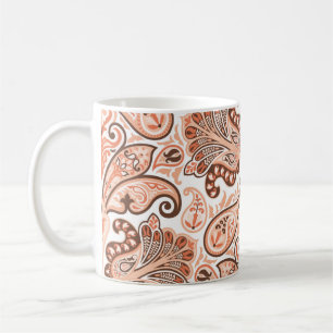 Vintage, farbenfrohe Muster im Paisley-Stil Kaffeetasse
