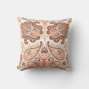 Vintage, farbenfrohe Muster im Paisley-Stil Kissen