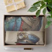 Vintage, farbenfrohe Steampunk Seidenpapier (Geschenk)