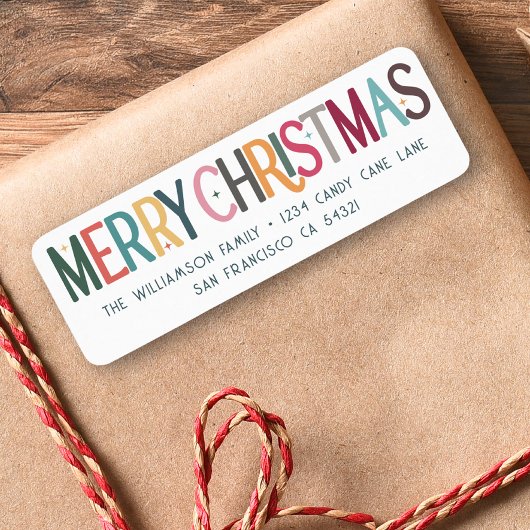 Vintage Farbenfrohe Weihnachten Niedlich Retro-Ste