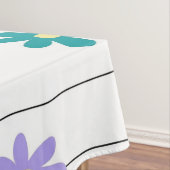 Vintage farbige Blume Tischdecke (Beispiel)