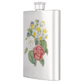 Vintage farbige Blume von Redoute. Flachmann (Links)