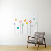 Vintage farbige Blume Wandteppich (Beispiel)