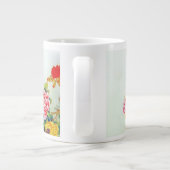 Vintage, farbige Friedensböden Jumbo-Tasse (Rückseite)