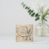 Vintage Farbpalette Begleitkarte (Stehend Vorderseite)