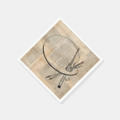 Vintage Farbpalette Serviette (Ecke)