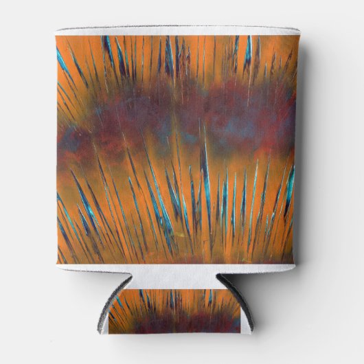 Vintage Farbschattierungen Dosenkühler (Vorderseite)