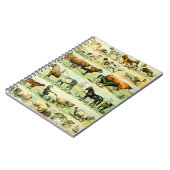 Vintage Farm Animal Print Notizblock (Linke Seite)