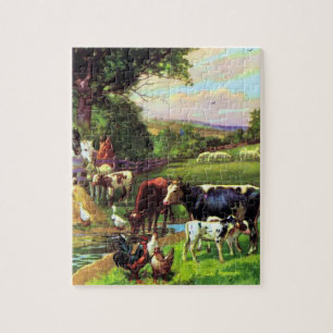 Vintage-Farm Puzzle