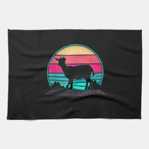 Vintage Farmer Goat-Geschenk Geschirrtuch