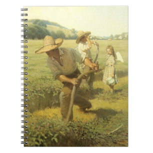 Vintage Farmers, Zurück auf den Bauernhof von NC W Notizblock