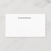 Vintage Farmfrau fügt Text hinzu Visitenkarte (Rückseite)