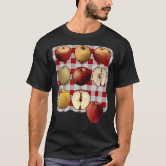 Vintage Farmhouse Botanisches Apfel Herbst Herbst T-Shirt