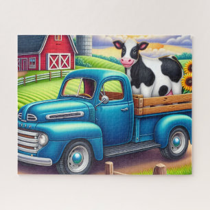Vintage Farmhouse-LKW Puzzle