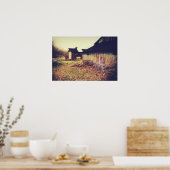 Vintage Farmstäbe Poster (Küche)