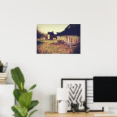 Vintage Farmstäbe Poster (Heimbüro)