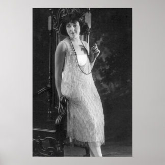 Vintage Fashion der 1920er-Jahre Poster