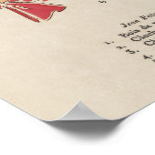 Vintage Fashion Illustration Poster (Ecke)