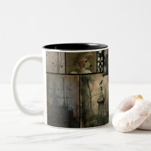 Vintage Fata Morgana Zweifarbige Tasse