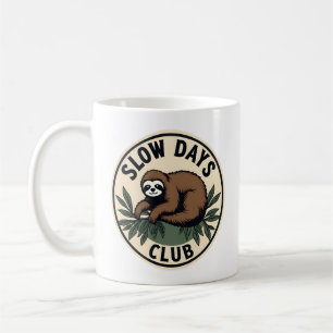 Vintage-Faulheits-Zitat Lustiges Langsam-Leben-T-S Kaffeetasse