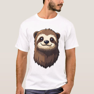 Vintage Faultier-Gesicht Retro-Wildlife-Grafik 2 T-Shirt