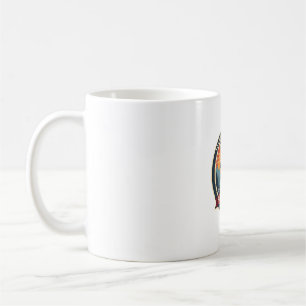 Vintage Faultier-Läufer Lustiger Renntag Grafik 2 Kaffeetasse